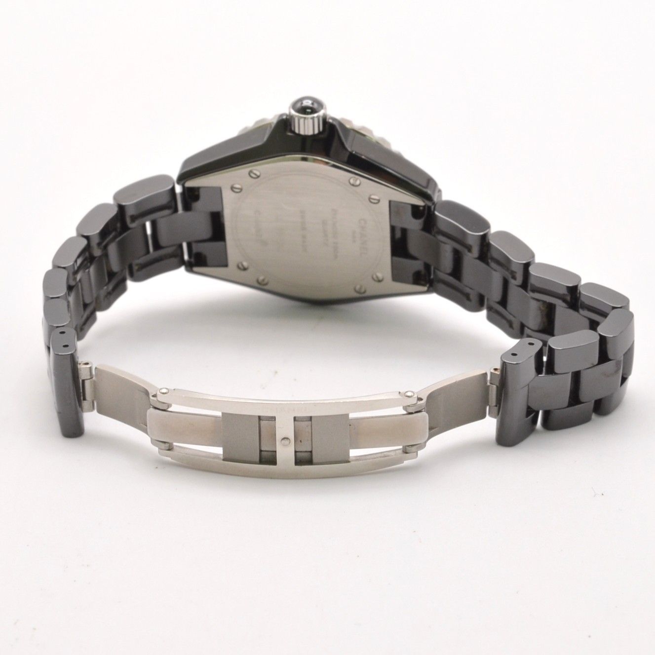 CHANEL シャネル J12 レディース腕時計 クォーツ 33mm ブラック文字盤