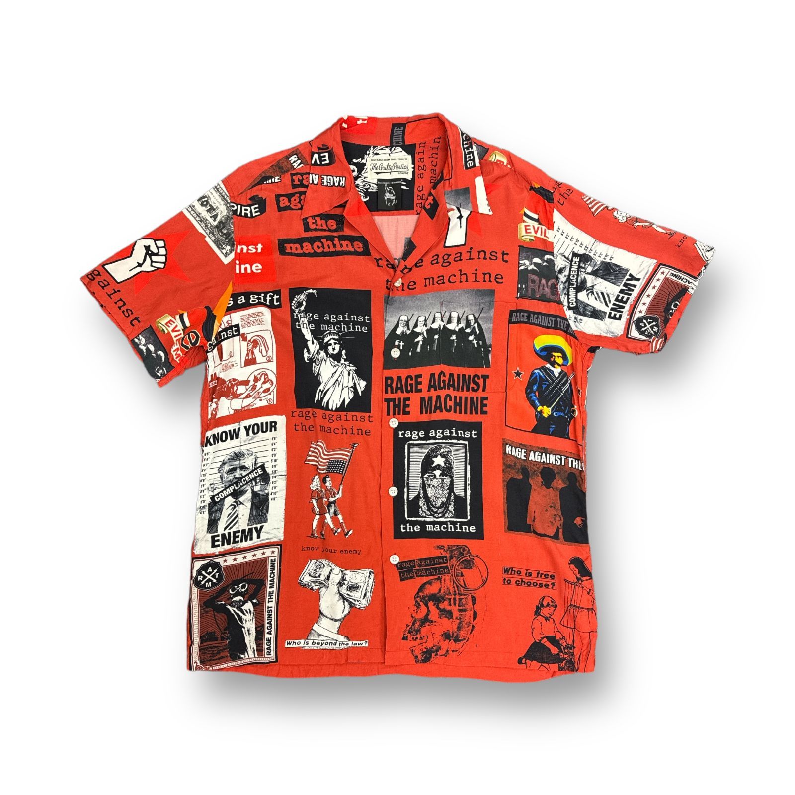 定価38600円 WACKO MARIA × RAGE AGAINST 絞まっ THE MACHINE S/S 