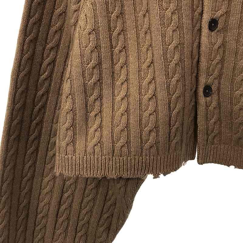 【Plage別注/2022AW/定価3.5万】カレンテージ CURRENTAGE *CABLE V カーディガン*F毛ブルー後染2WAYニット(25-2412-131)【70A52】 楽天市場】【Plage別注/2022AW/定価3.5万】カレンテージ