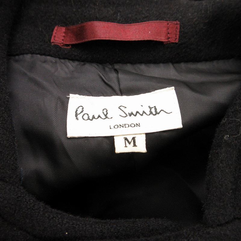ポールスミス PAUL SMITH フーデッドコート ロング丈 アンゴラ M