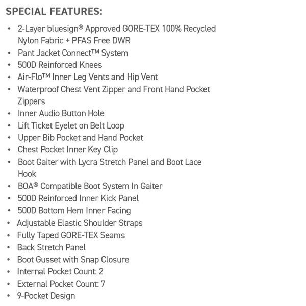 シックスエイトシックス ゴアテックスディスパッチシェルビブ