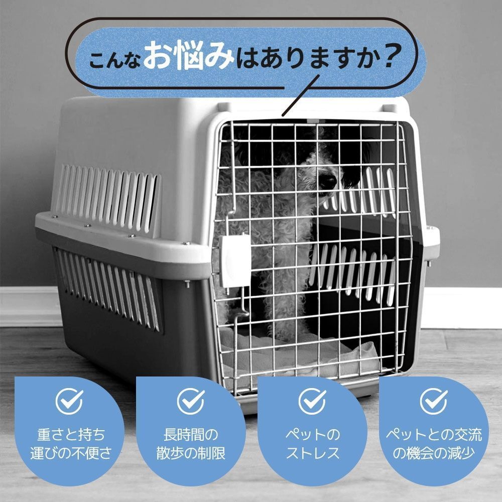 ペットカート 不可分離型 ペットキャリー 対面式 犬カート フルオープン 自立可 キャリー 4輪 折りたたみ 猫カード 出かける 猫 犬 前輪36