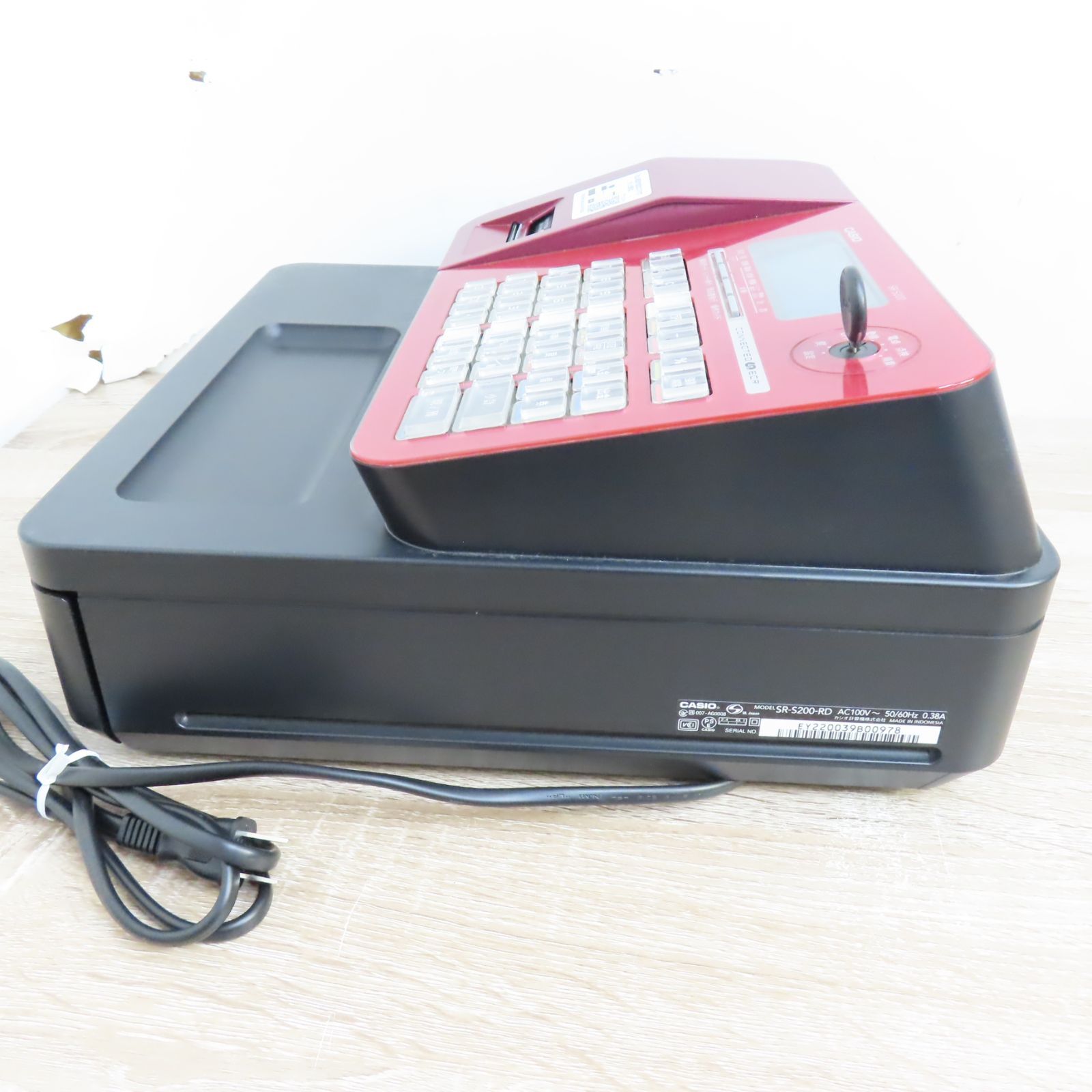 CASIO カシオ SR-S200-EX 感熱紙5ロール付き レジスター ロール付き