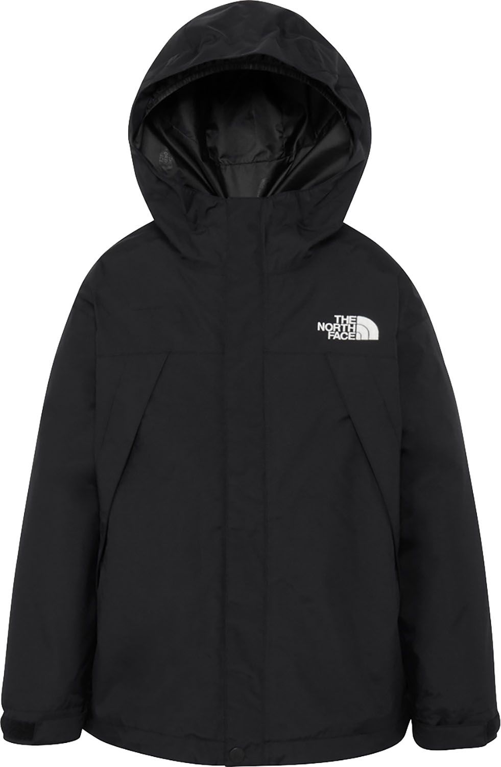 ザ ノース フェイス THE NORTH FACE アウトドア キッズ スクープライトジャケット 子供 ジュニア アウター 上着 防水透湿 通学 普段使い キャンプ 登山 ハイキング 遠足 林間学校 スノーアクティビティ NPJ62510 K ブラック