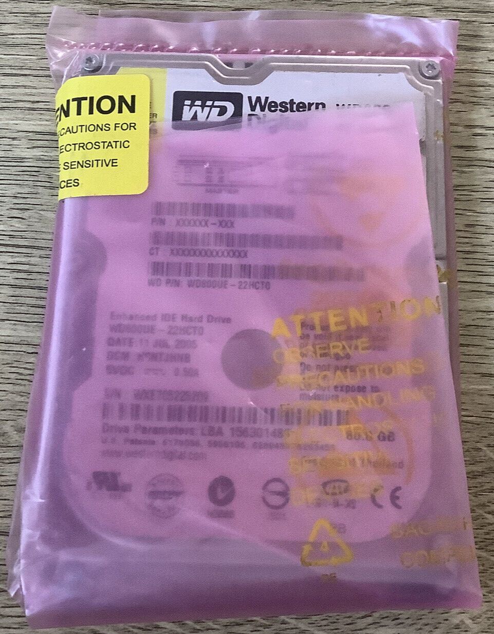 Western Digital Scpio WD800UE-22HCT0 80GB 2.5 IDE Laptop Drive