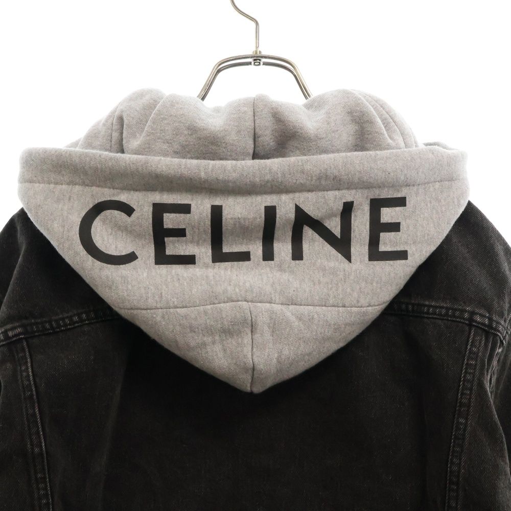 CELINEフードロゴ入りトラッカージャケット