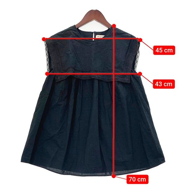 THE SHINZONE シンゾーン シャツ ノースリーブ BOX COLLAR BLOUSE ボックス カラー ブラウス 24MMSBL14 レディース サイズ38 M相当 ブラック トップス IL16066■ THE SHINZONE シンゾーン シャツ BOX COLLAR BLOUSE ボックス