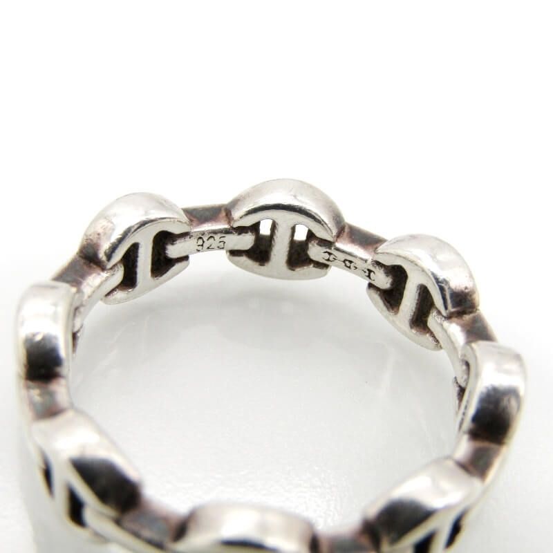 【美品】HOORSENBUHS メンズ リング 人気アクセ【HOORSENBUHS】Affixクワッドシルバーゴールドリング