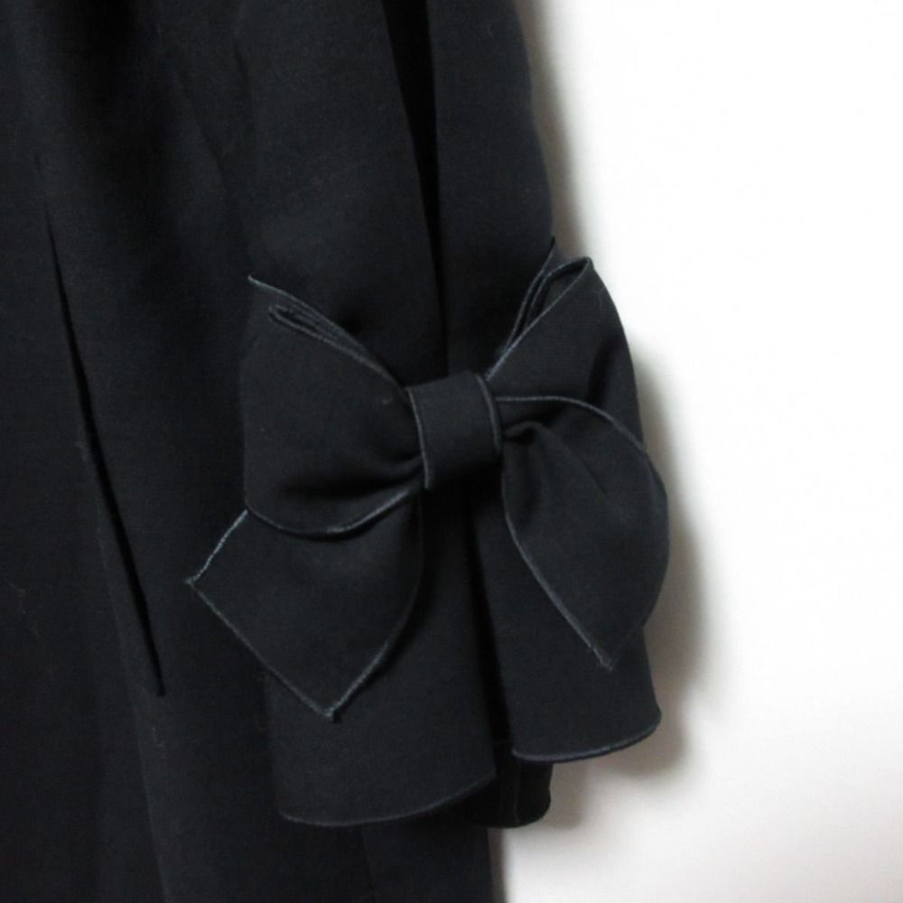 良品 FOXEY BOUTIQUE フォクシー Coat Grace 袖リボン グレースコート  