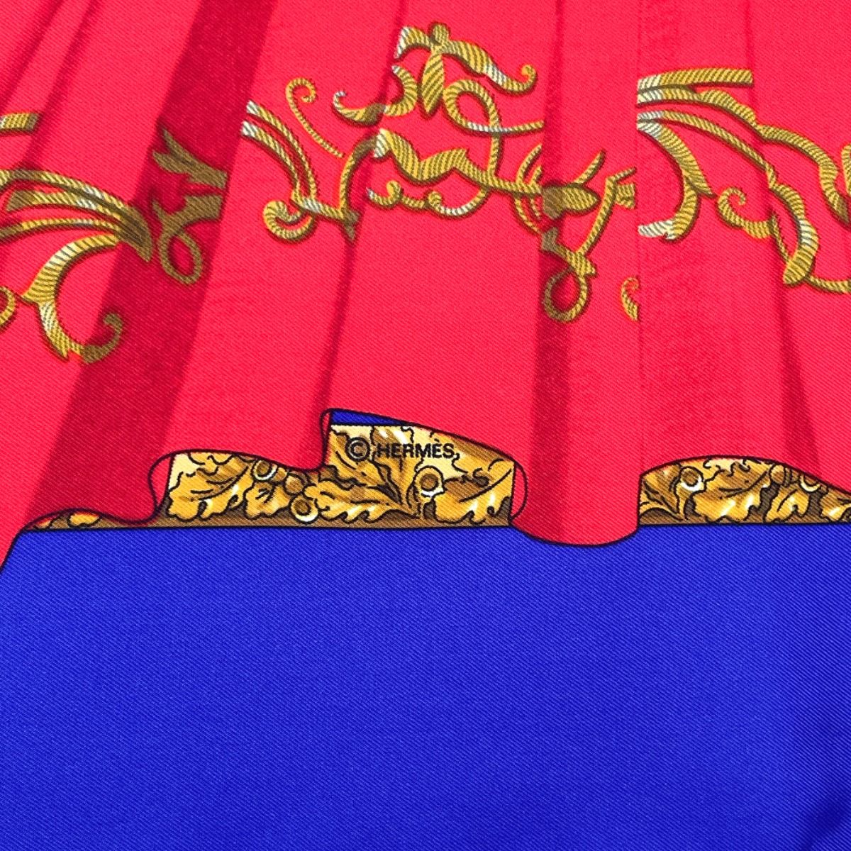エルメス スカーフ カレ 90 Souvenirs de Paris パリの思い出 ブルー