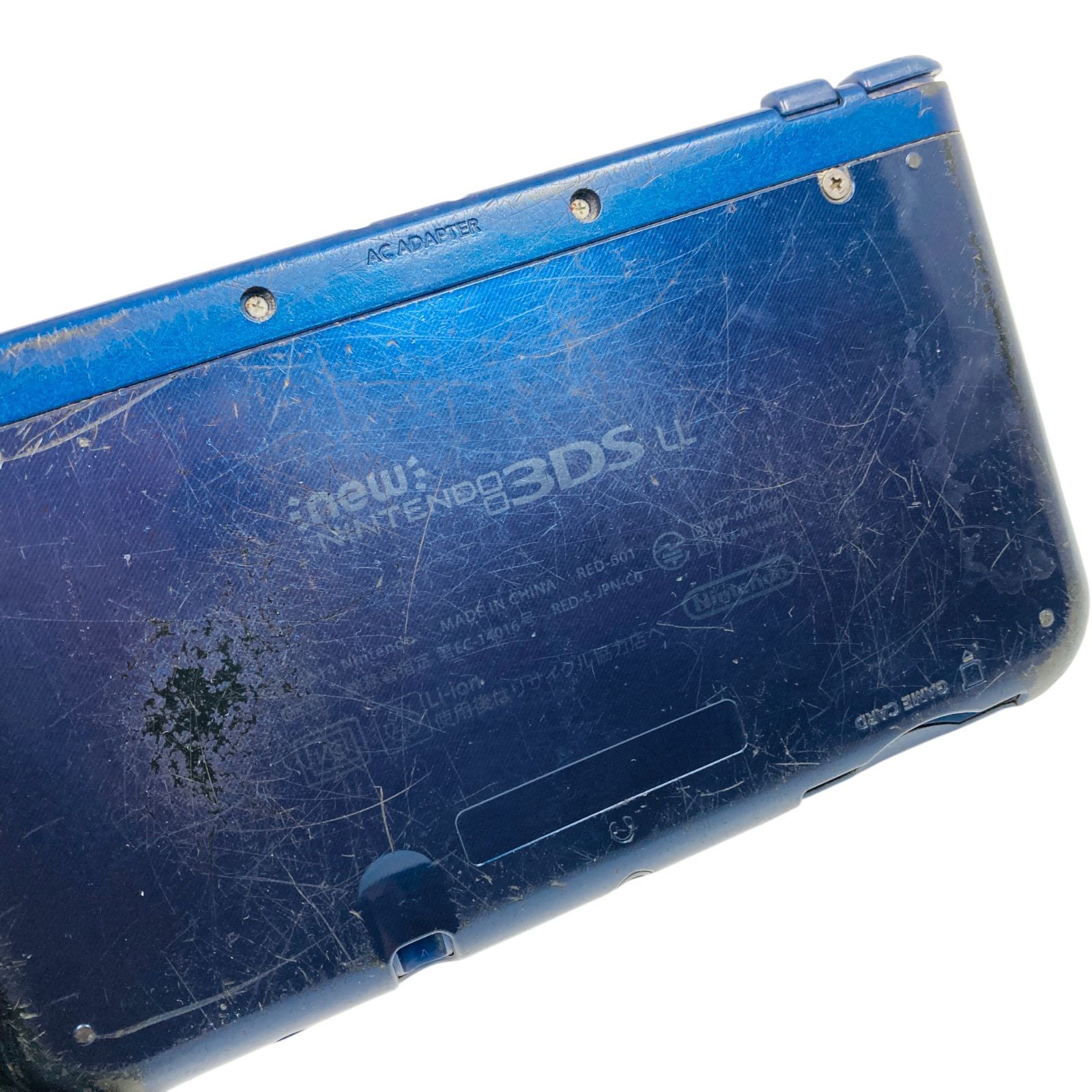 ジャンク扱い品 New ニンテンドー3DS LL メタリックブルー