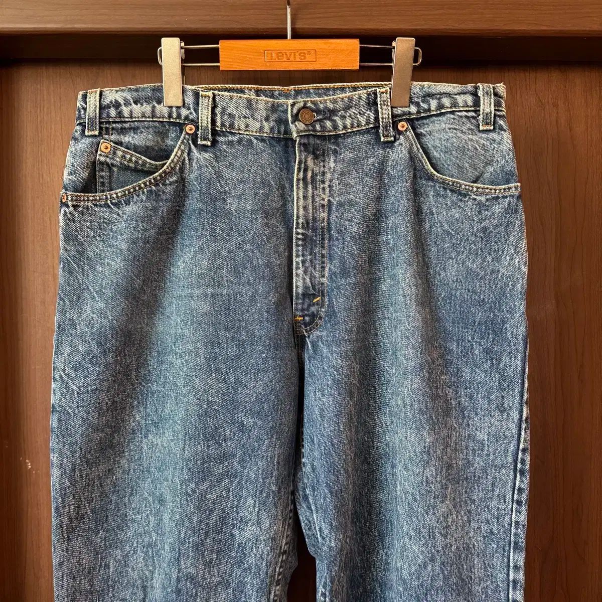 80S LEVI'S(リーバイス) 550 オレンジ ブランクタップ USA