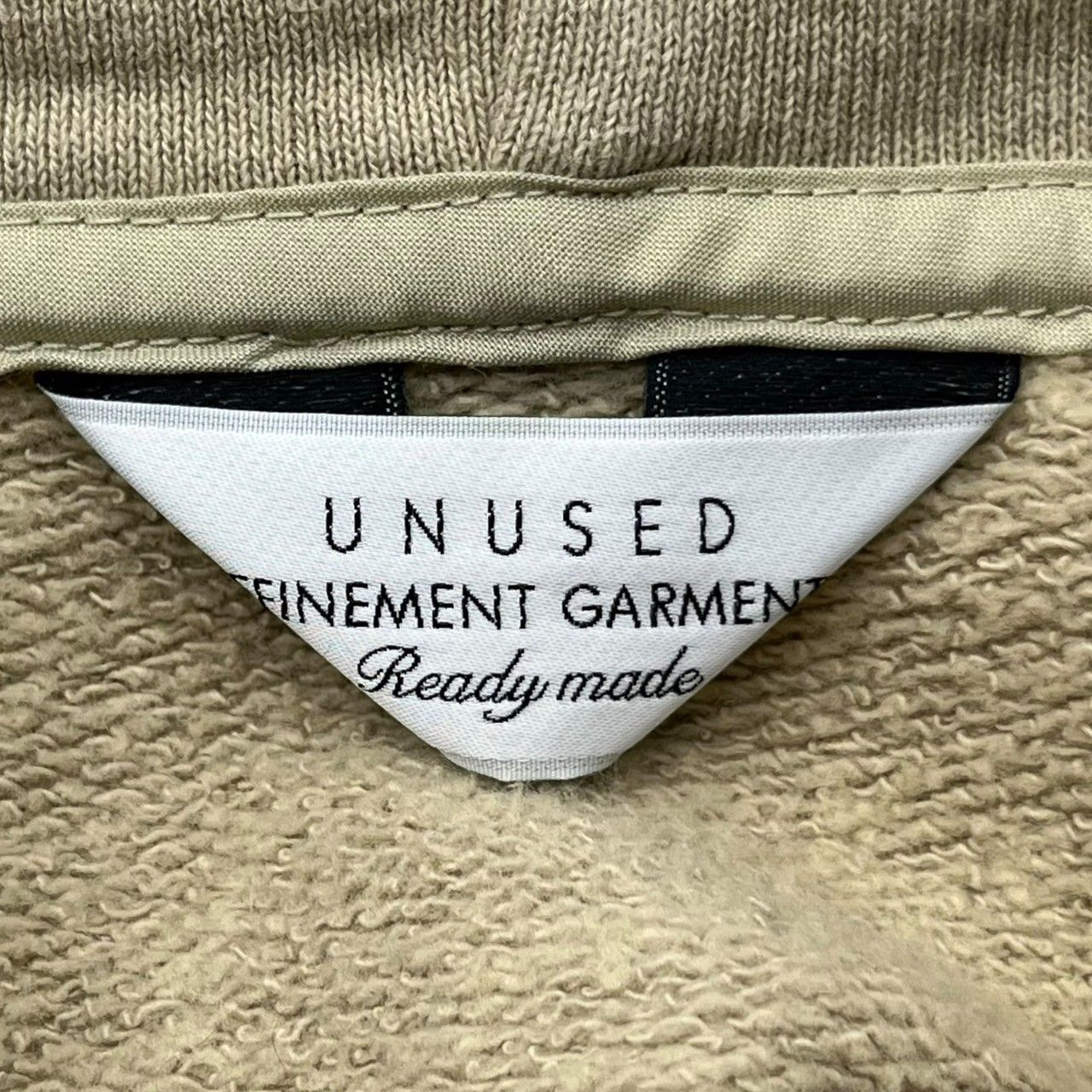 UNUSED(アンユーズド) Sleeveless sweat hoodie スリーブレス 