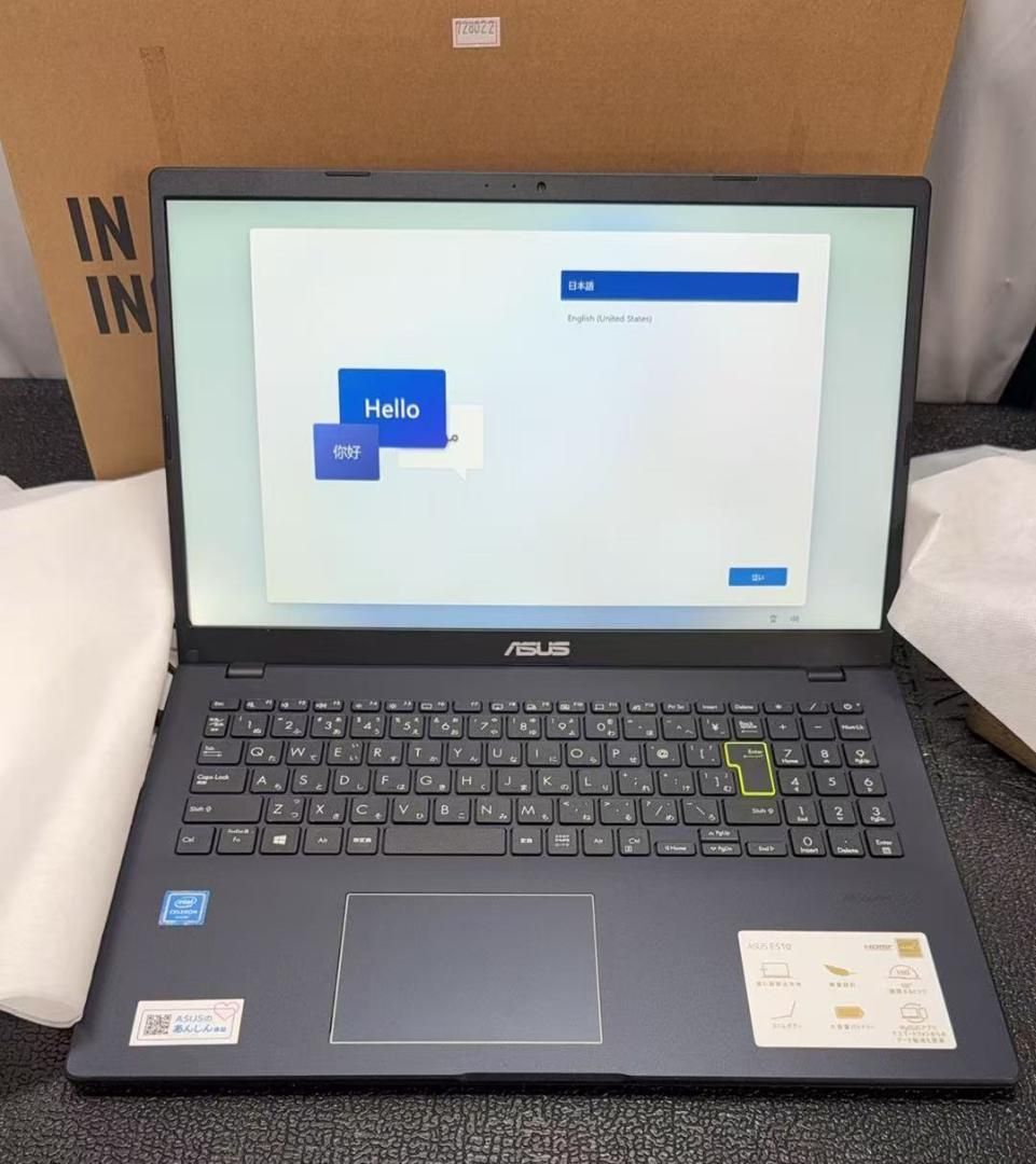 728022//ASUS ノートパソコン E510MA-EJ934WS 本体のみ - メルカリ