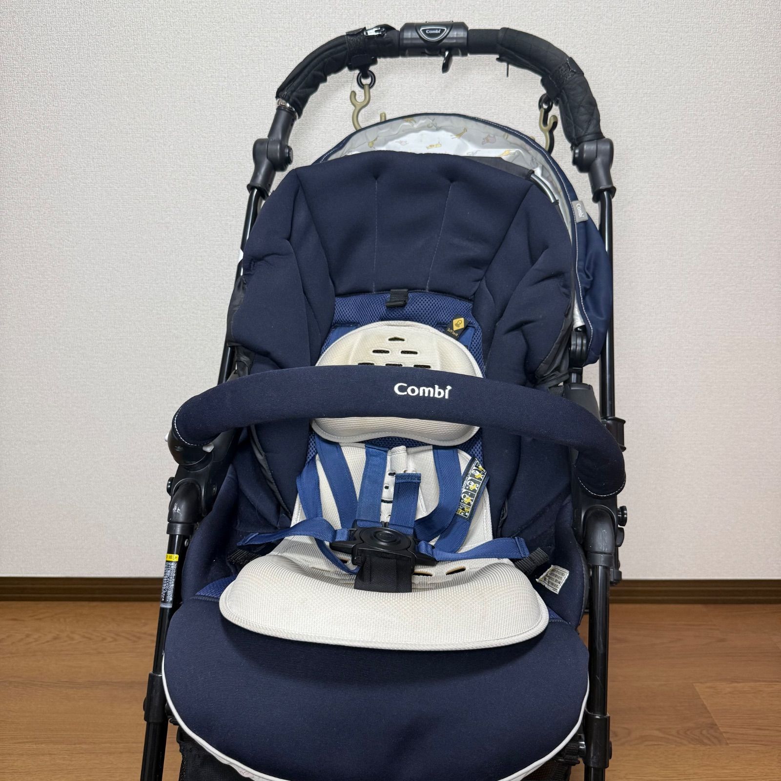 ✩アニマル柄✩ Combi スゴカル4キャス コンパクト エッグショック