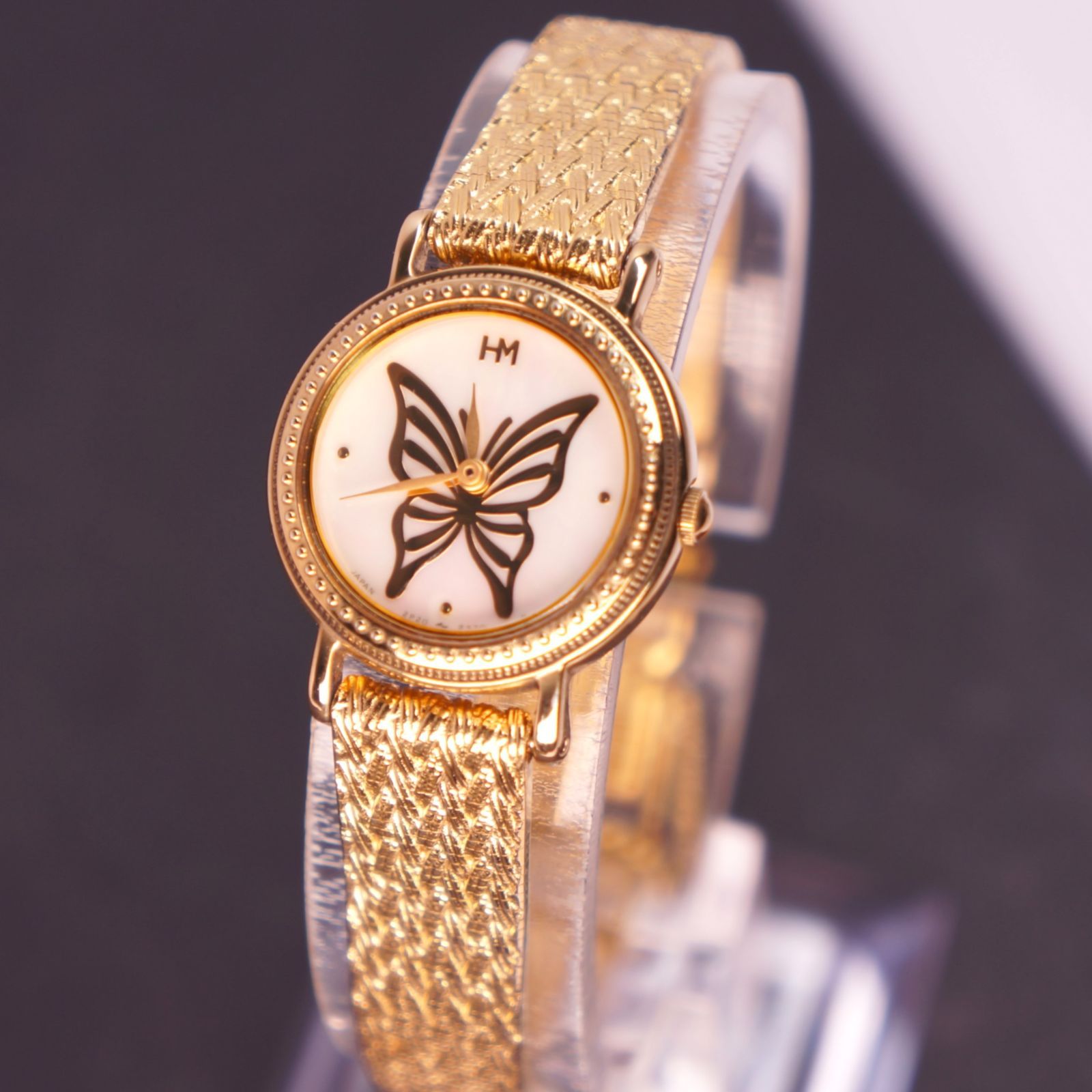 希少稼働品】SEIKO HANAE MORI アンティーク レディース腕時計 電池 