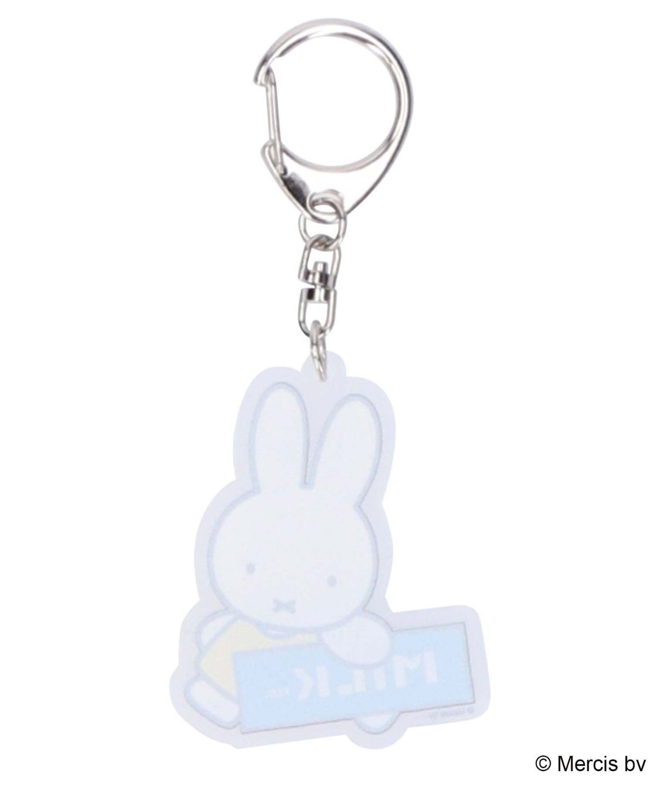 ・×・❤︎  ミッフィー キーホルダー ミッフィー miffy キーリング アイボリー ミッフィー