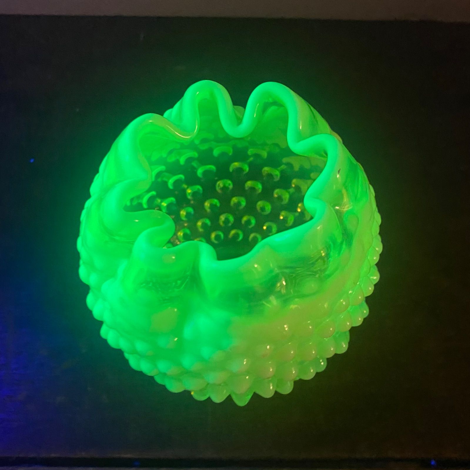 ヴィンテージ Fenton フェントン ウラン ホブネイル オパール ヴィンテージ Fenton フェントン ウラン ホブネイル オパール