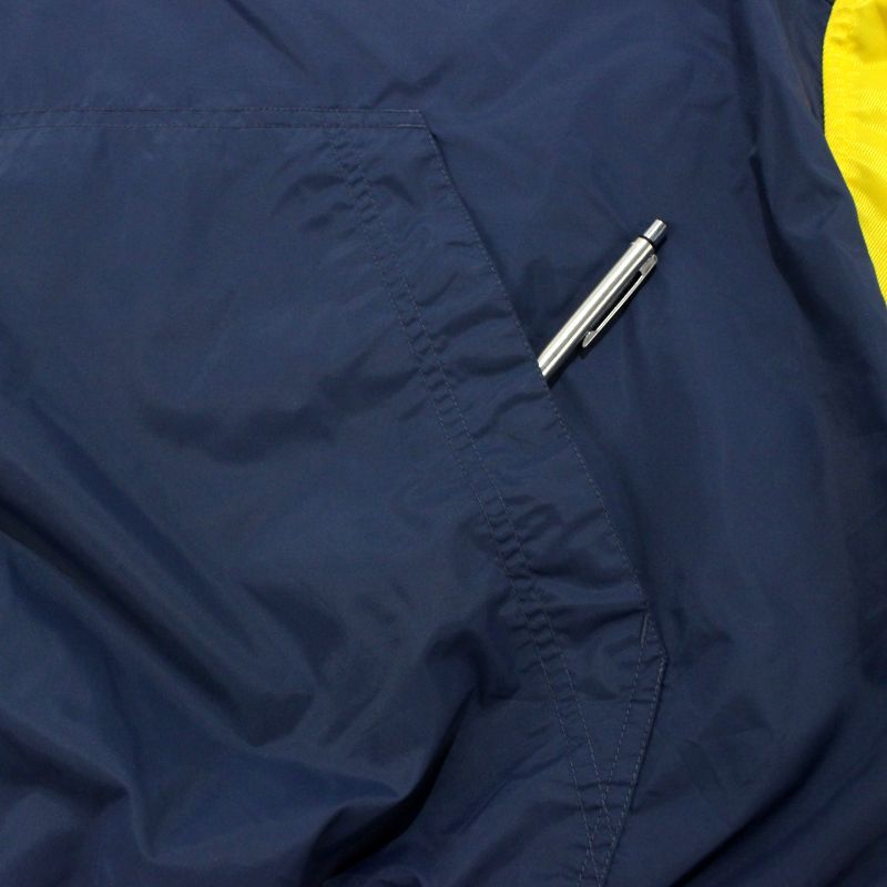 NIKE 90s プルオーバー ナイロン ビックロゴ 銀タグ グレー XL 90s vintage NIKE センタースウォッシュ プルオーバー ナイロン