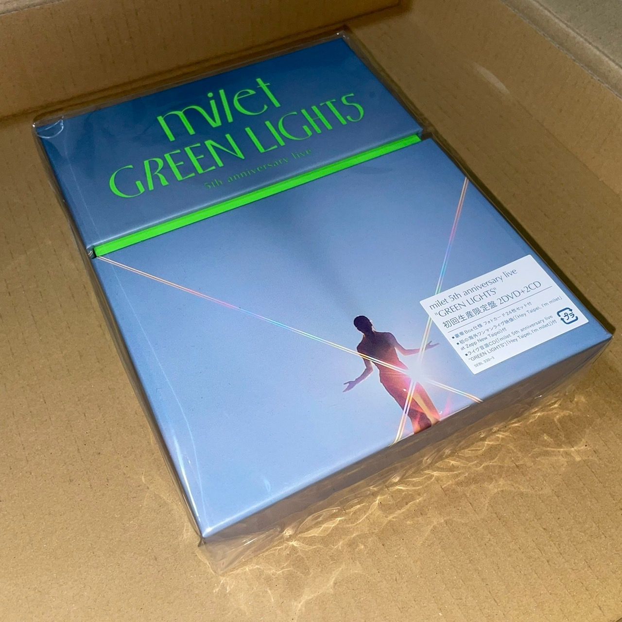 milet 5th anniversary live GREEN LIGHTS 2DVD 2CD ライブフォトカード 初回生産 盤 4547366709346