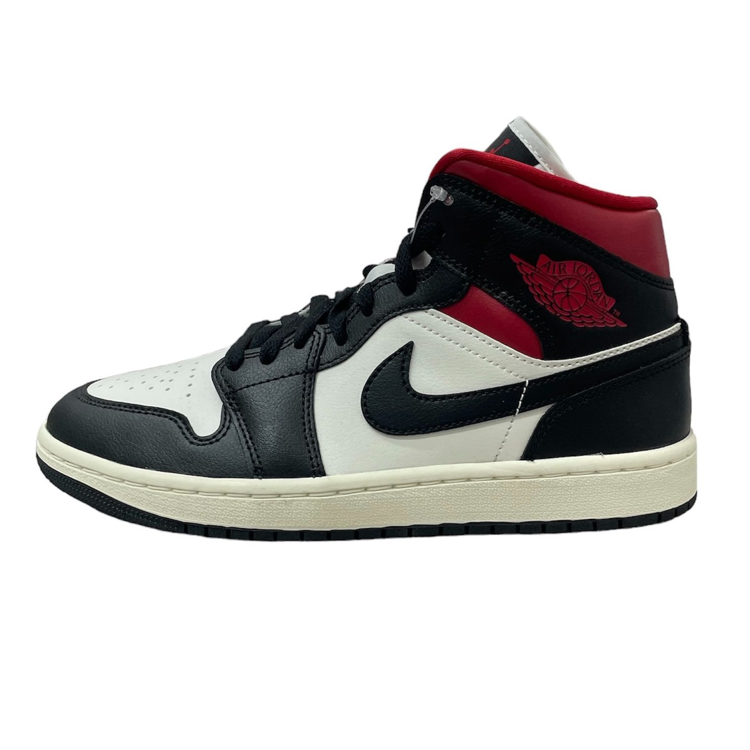 新品 国内正規 Nike WMNS Air Jordan 1 Mid Black/Gym Red BQ6472-061 
