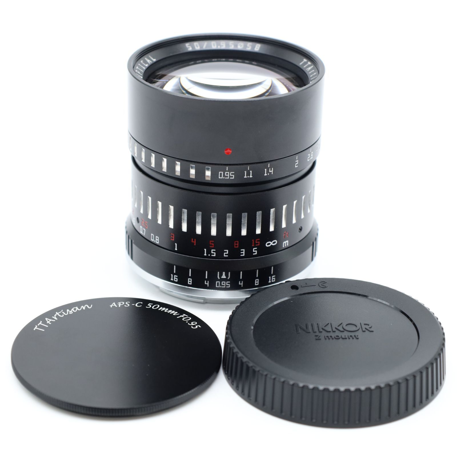 ☆新品級☆ 銘匠光学 TTArtisan 50mm f/0.95 C ニコンZ APS-C ブラック  