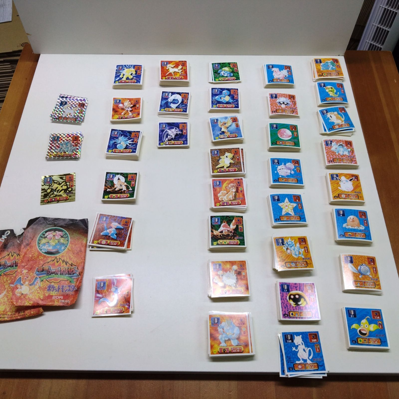 11251103 ポケモンシール 最強シール烈伝 初代 改 まとめ売り 1000枚 