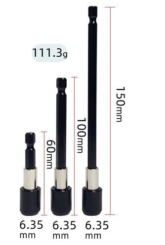 ⛵ソケットアダプター 6点セット 変換 アダプタ 六角軸 インパクト ドライバー ビット ホルダー 延長6角軸 電動 ドリル 工具 DIY作業 アタッチメント 鉄鋼 木工 thumbnail 3