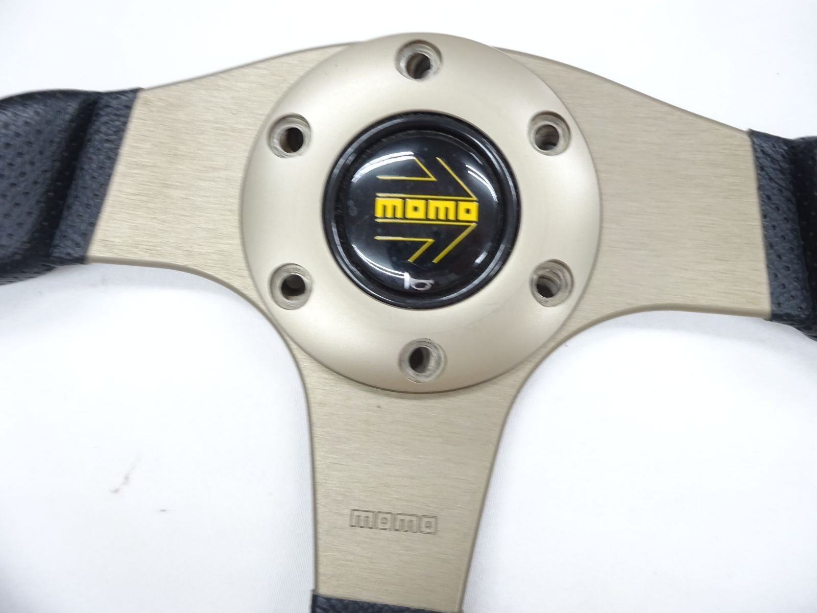 MOMO モモ ステアリング ハンドル TYP D35 KBA 70016 10-12 ブラック レザー