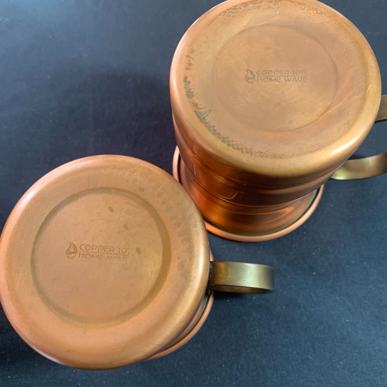 銅製 マグカップ ペアセット COPPER 100 HOME WARE ブロンズ カップ 