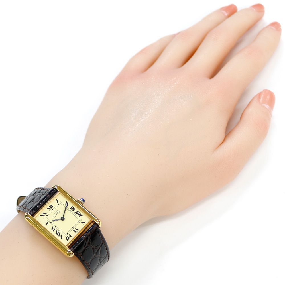 カルティエ マストタンク 腕時計 時計 GP 手巻き ユニセックス 1年保証 