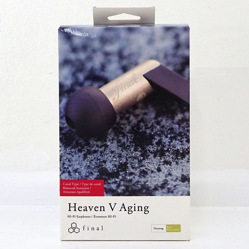 三重店】final Heaven V Aging カナル型イヤホン HI-FI Earphones FI