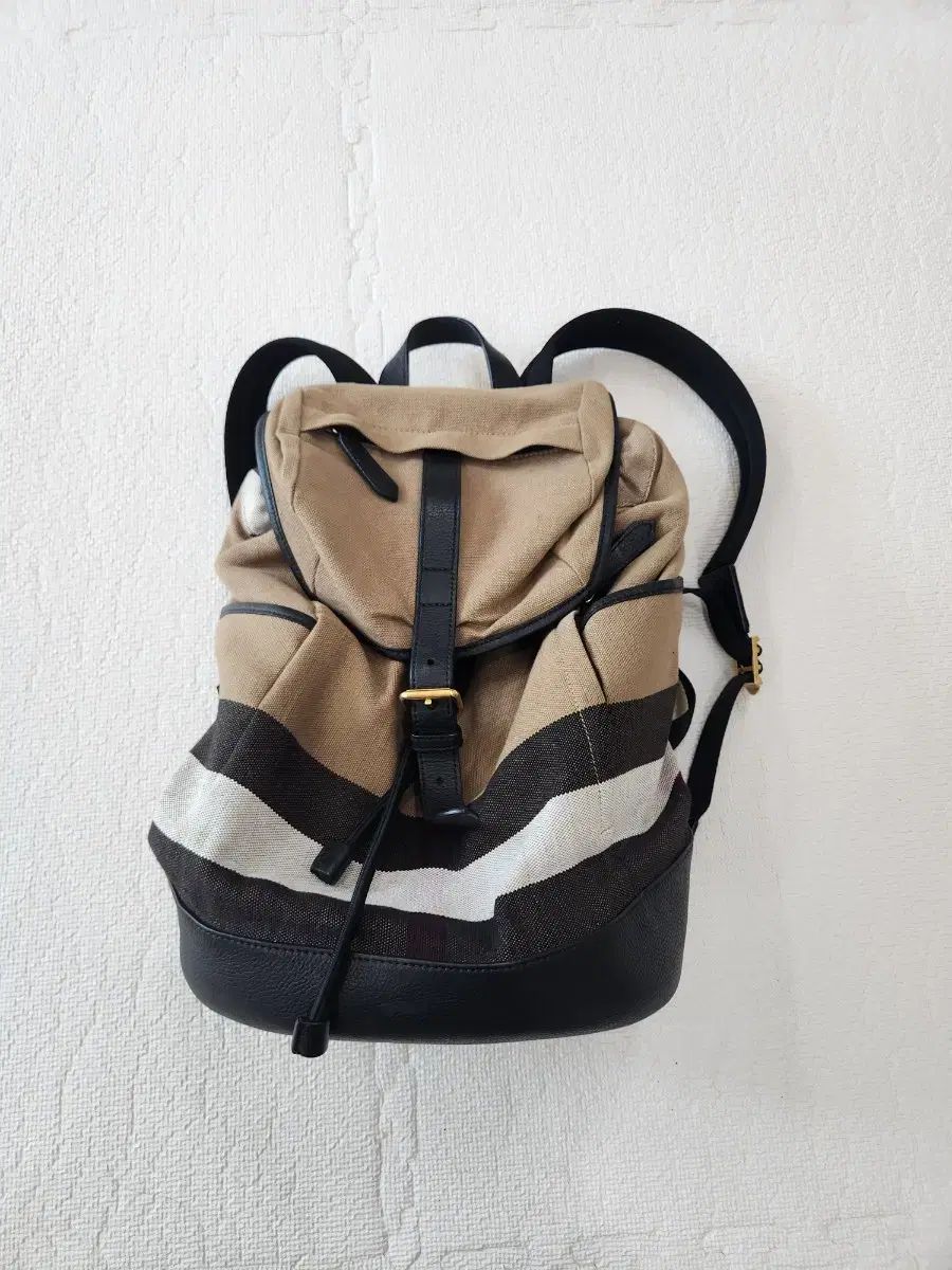 Burberry(バーバリー) キャンバス チェック ドリフトン リュック 正規品 Burberry(バーバリー) キャンバス チェック ドリフトン