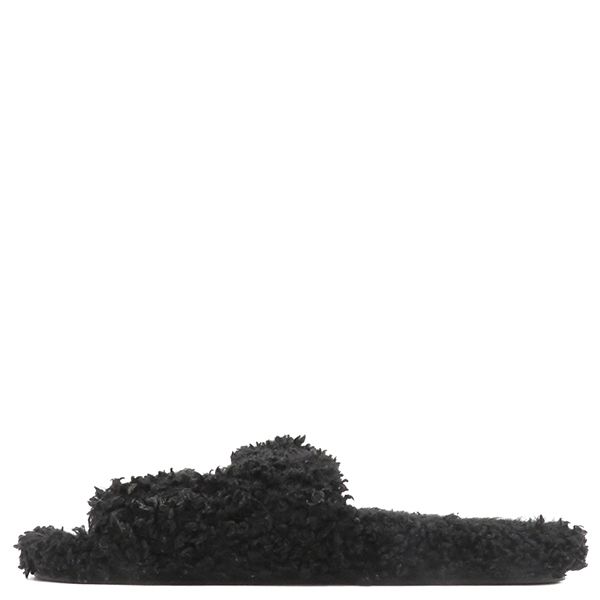 バレンシアガ BALENCIAGA サンダル フェイク シアリング ファー