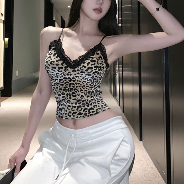 ヒョウ柄 ハイウエスト キャミソール アニマル セクシー サマー