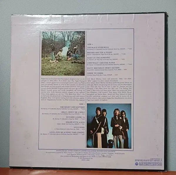 Paper Lace Love Song