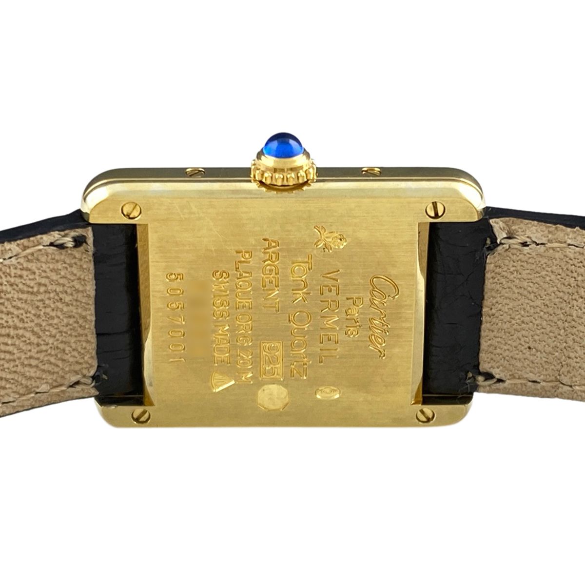 カルティエ ヴェルメイユ マストタンクSM オパラン クォーツ