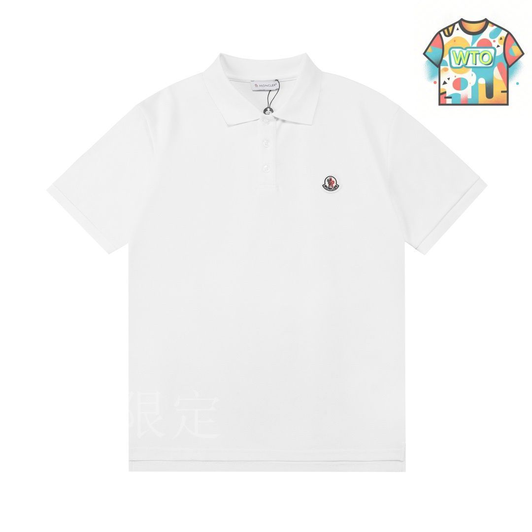 MONCLER 2025春夏新作 レタリングロゴ入り ポロワンピース 今日特価】Moncler 2025 New ユニセックス ロゴ刺繍 レジャー