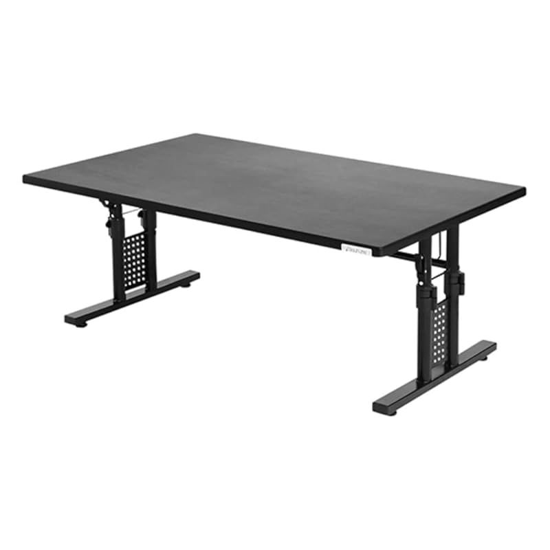 Bauhutte ( バウヒュッテ ) ローデスク 昇降式 ゲーミングデスク ロータイプ ( 幅 100 × 奥行 60 高さ 39-49 cm ) ブラック BHD-1000L 1