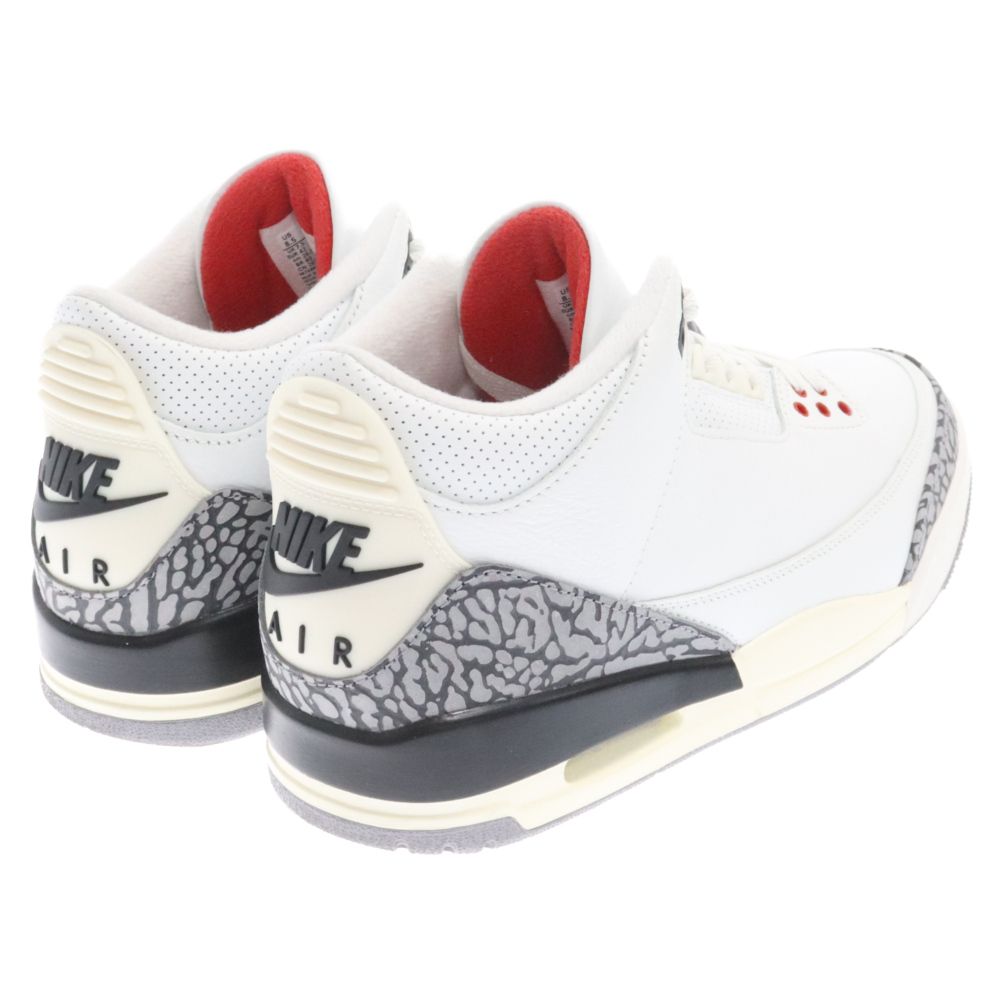 NIKE (ナイキ) AIR JORDAN 3 RETRO WHITE CEMENT REIMAGINED エア