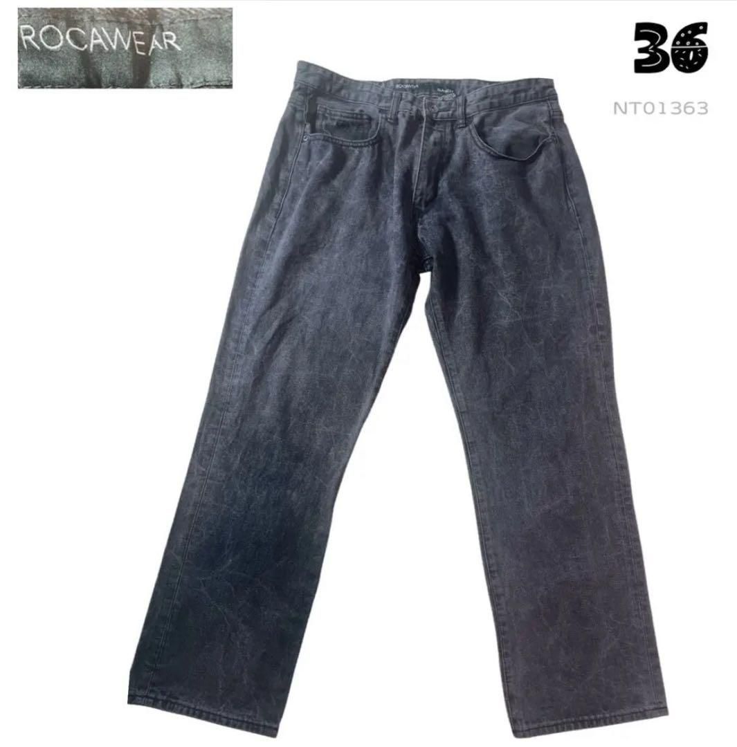 ロカウェア パンツ ロカウェア デニムパンツ 46 インディゴ ROCA WEAR