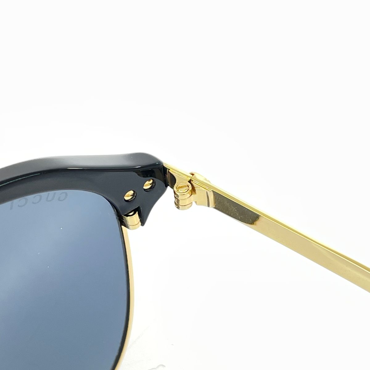 GUCCI グッチ サングラス  シェリーライン/プラ×メタル/ 60□14 GG0288SA/インターロッキング   ダークブラウン×ゴールド メンズ / 240001167422 GUCCI グッチ サングラス シェリーライン/プラ×メタル/ 60□14