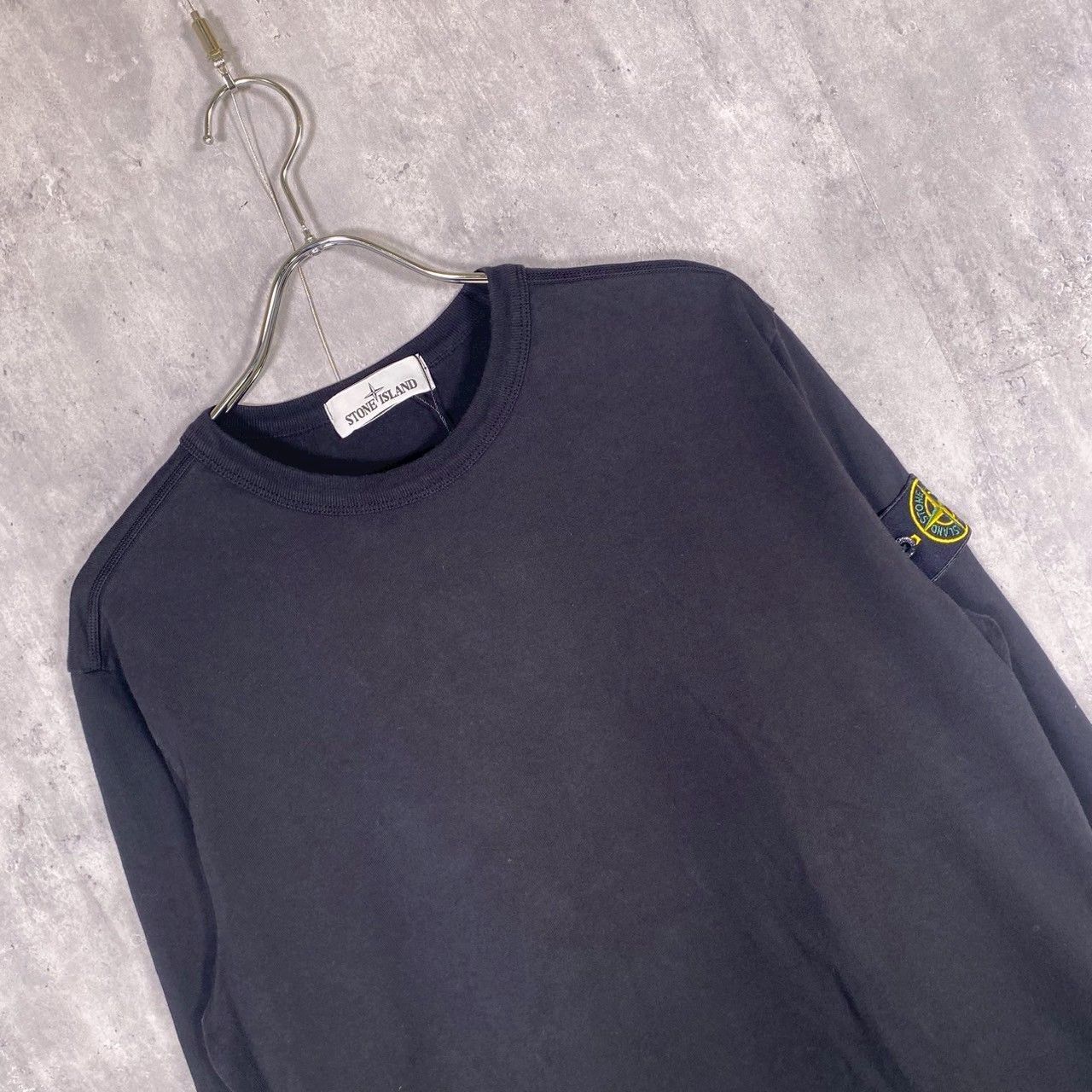 STONE ISLAND』ストーンアイランド (M) アームパッチトレーナー STONE ISLAND』ストーンアイランド (M) アームパッチトレーナー