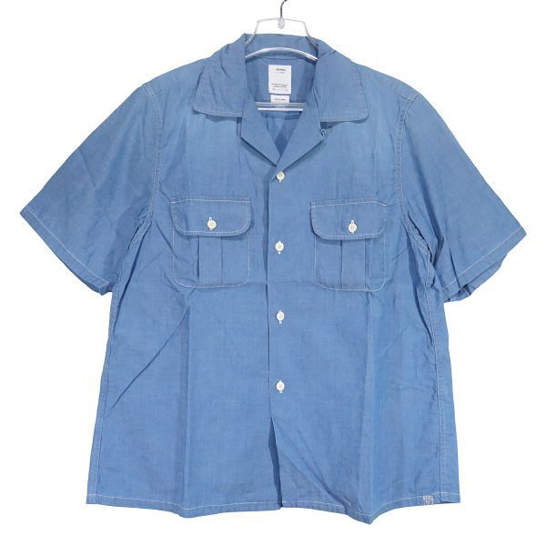 VISVIM ビズビム 23AW KEESEY SHIRT S/S CHAMBRAY 0123405011001