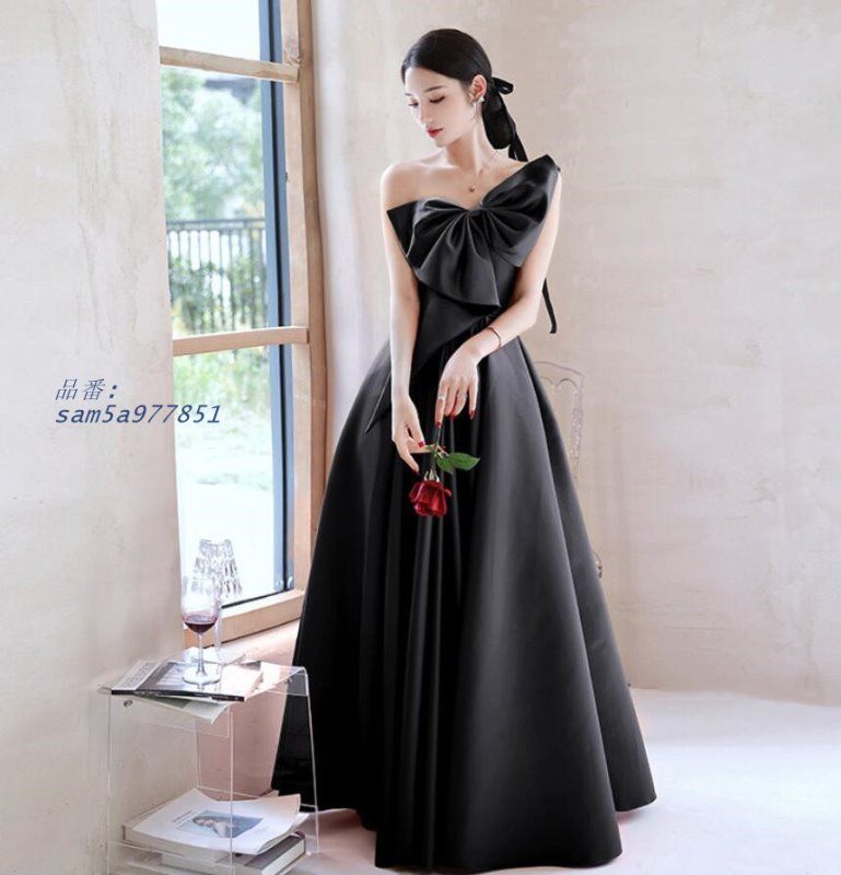 ロングドレス 演奏会用 パーティードレス 結婚式 ドレス ステージドレス ピアノ 大人 発表会 20代30代40代 マキシ丈 コー合唱衣装 成人式 am5a977851