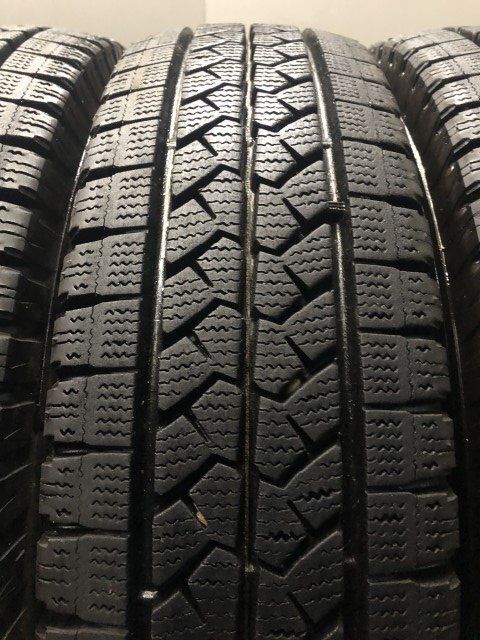 BS BRIDGESTONE BLIZZAK VL1 165R14LT 6PR 14インチ スタッドレス 4本 19年製 バリ溝 ADバン等　(KTS071)