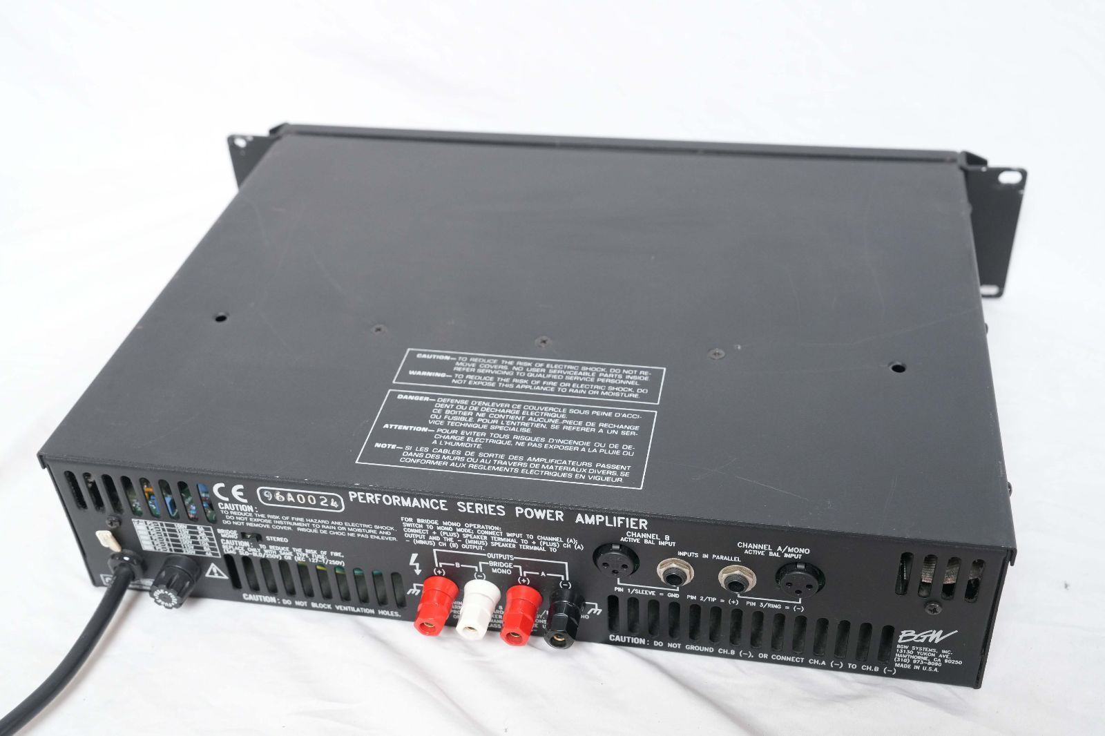 BGW PERFORMANCE SERIES 1 パワーアンプ ps1234.gif