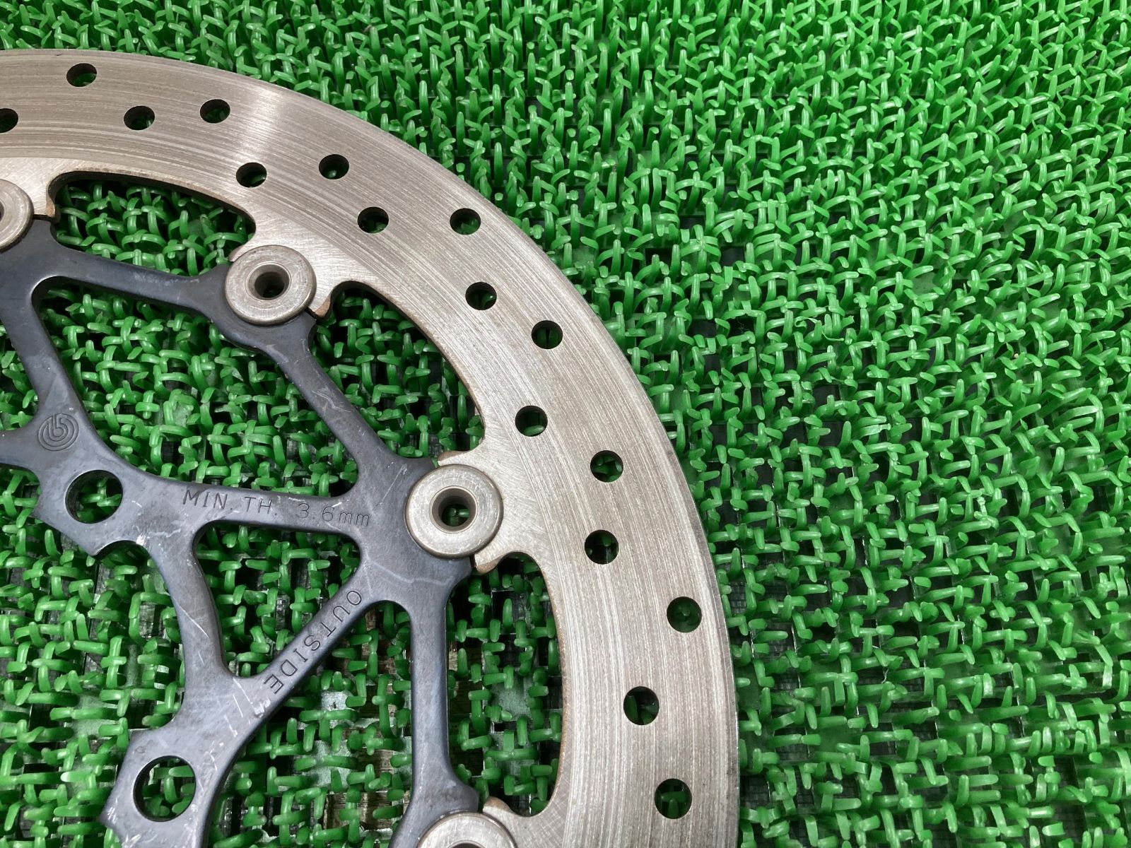 ブレンボ製ZX-14R フロントブレーキディスク 片側 社外 中古 バイク