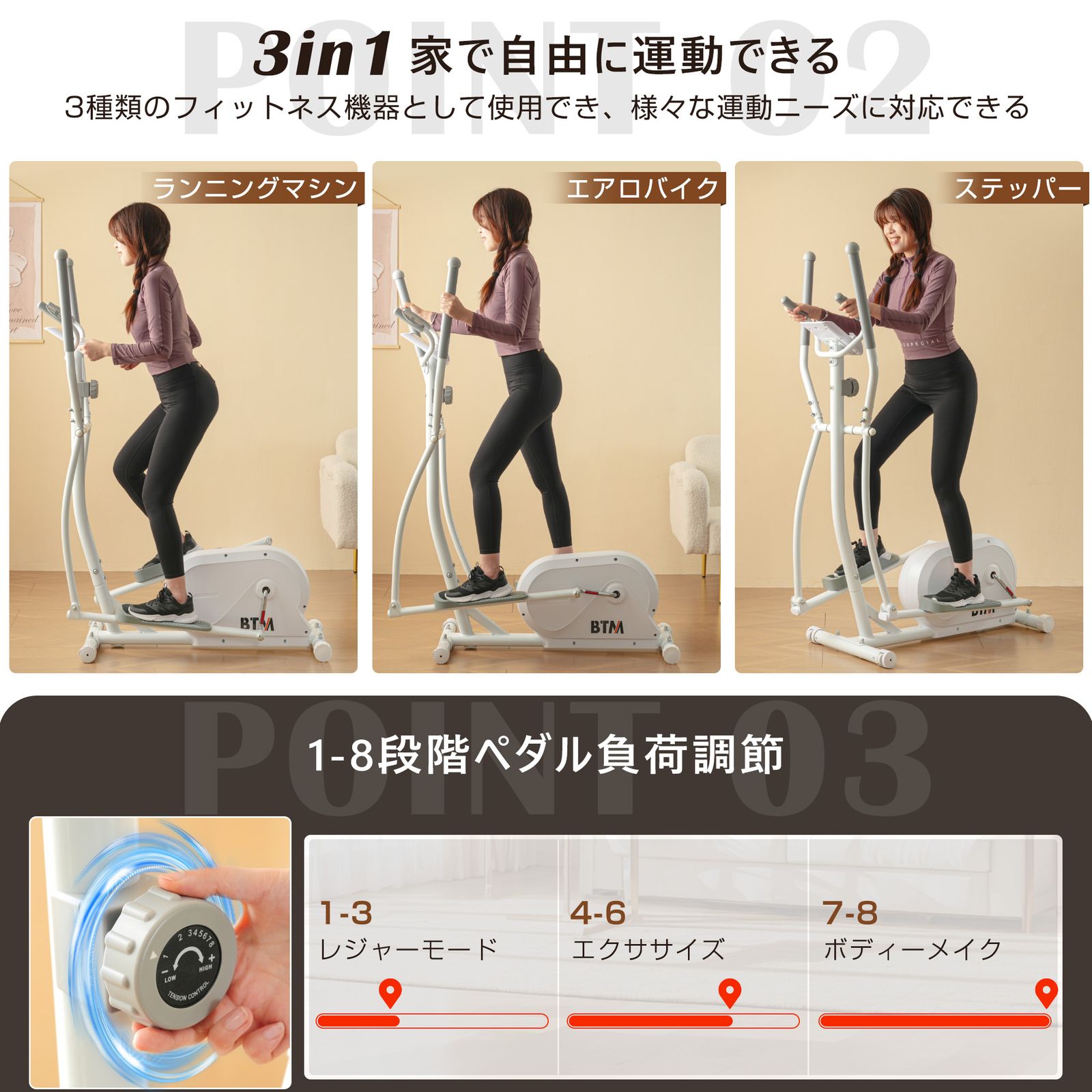 電源不要 1-8負荷調節