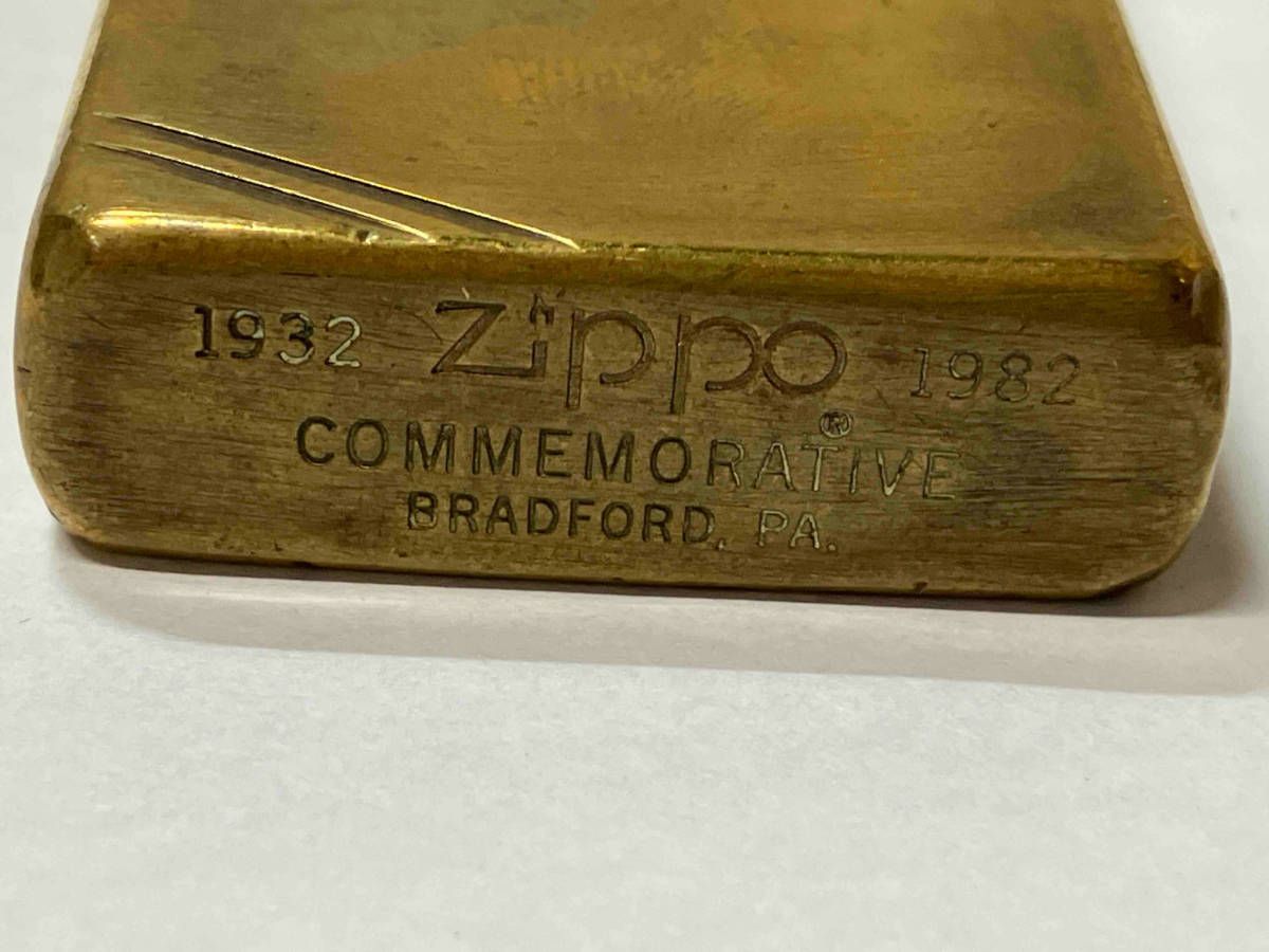 ☆1982年製☆ コメモラティブ・ジッポー Zippo コメモラティブ1982年製 50周年記念ウィンディモデル